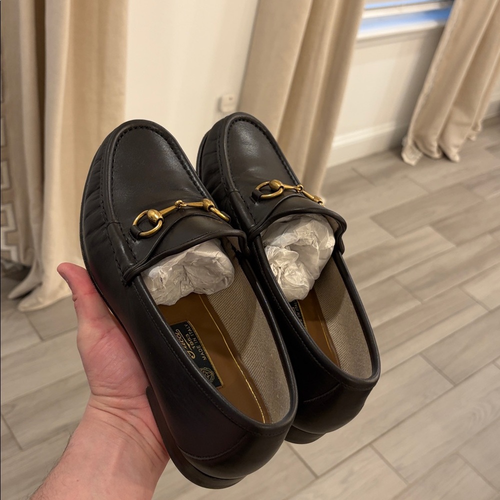 MEN'S HORSEBIT 1953 LOAFER Gucci size 8.5, fits as USA 9.5 men’s, genuine - Picture 13 of 14